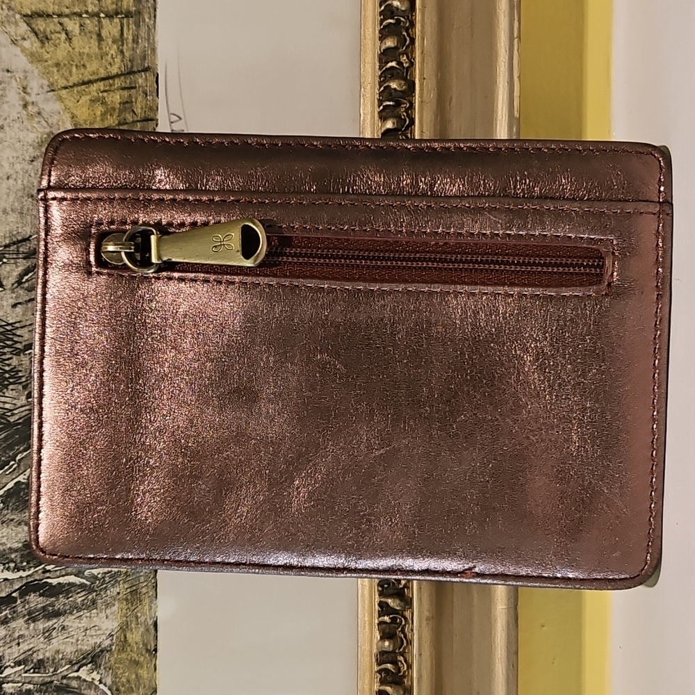 Hobo Euro Slide Card Case Like New Leather - Picture 2 of 5